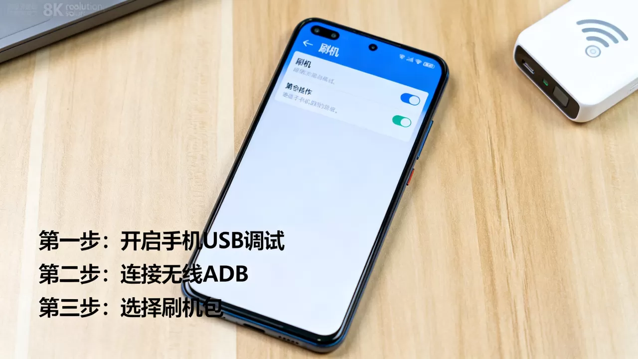 没有数据线怎么刷机，手机刷机教程