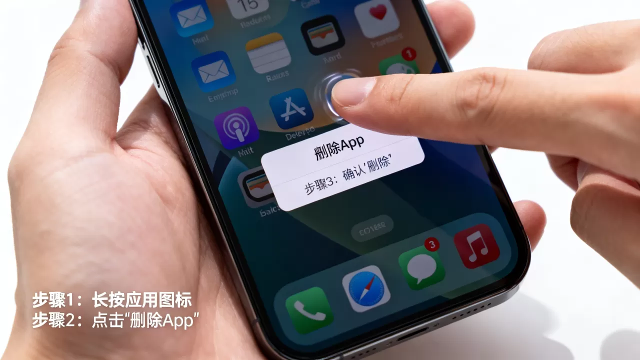 iphone怎么删应用程序，苹果手机删除软件的方法