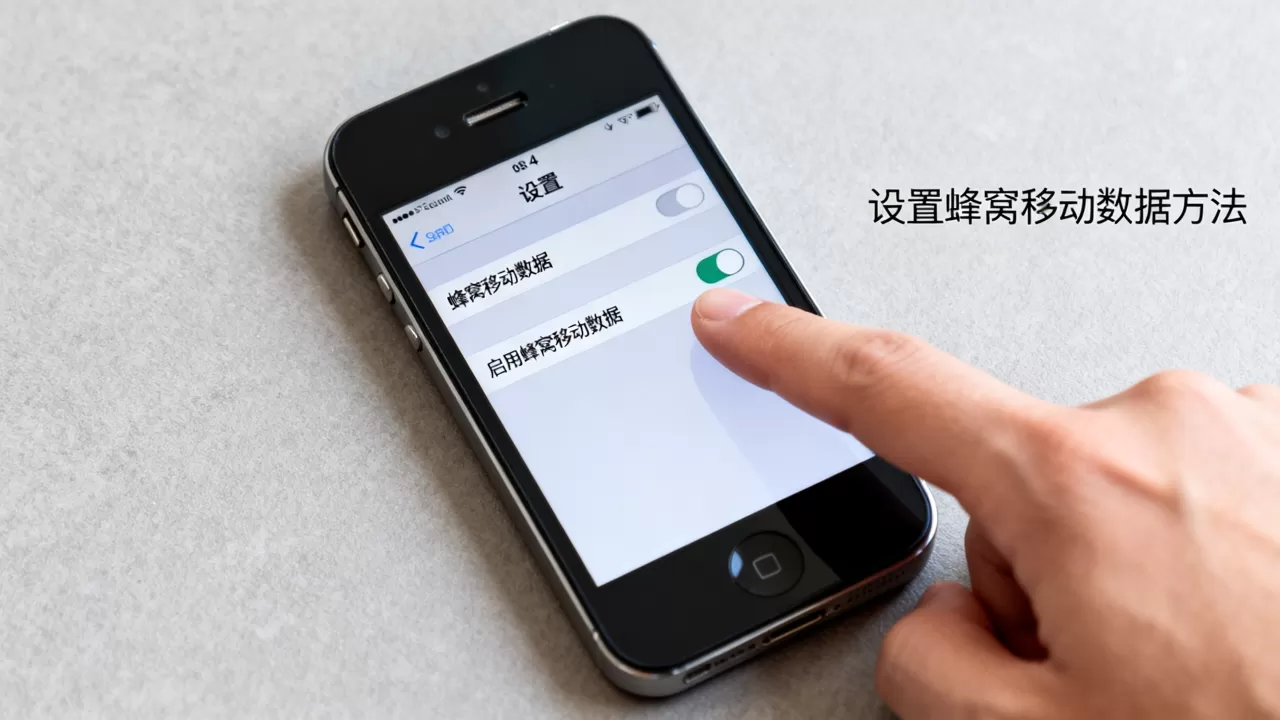 iphone4怎么设置网络，iphone4设置蜂窝移动数据方法