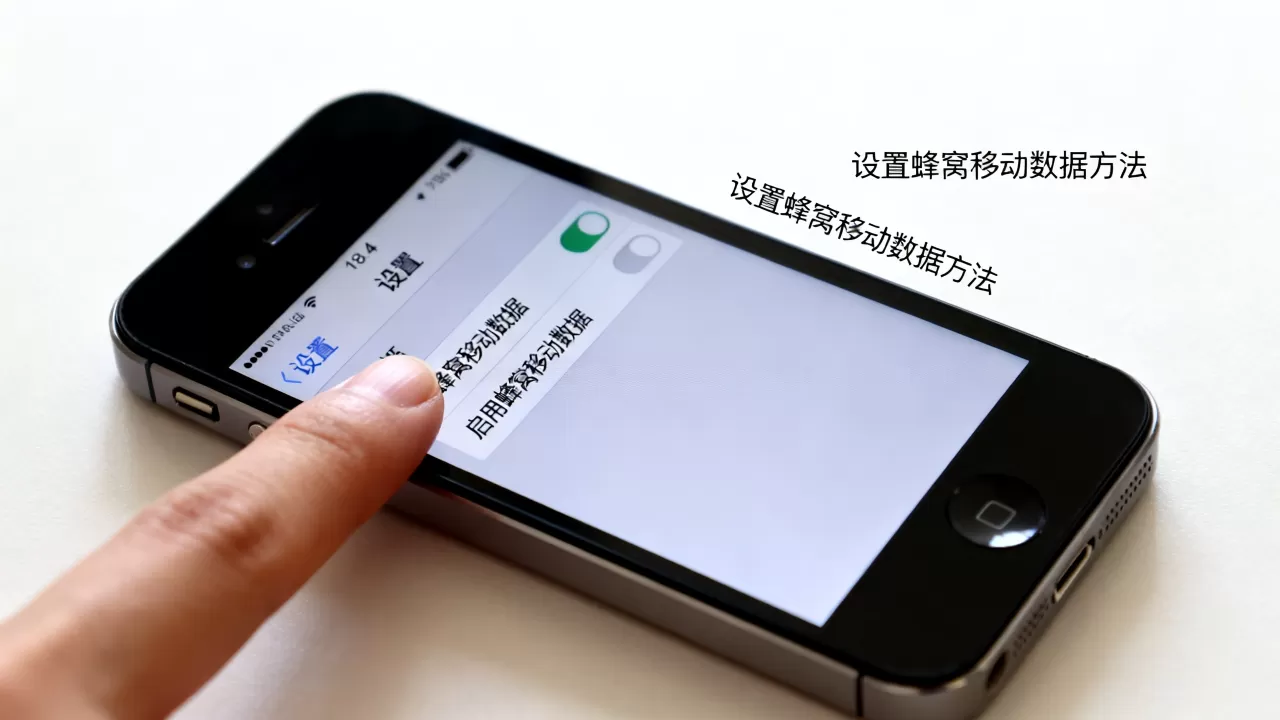 iphone4怎么设置网络，iphone4设置蜂窝移动数据方法