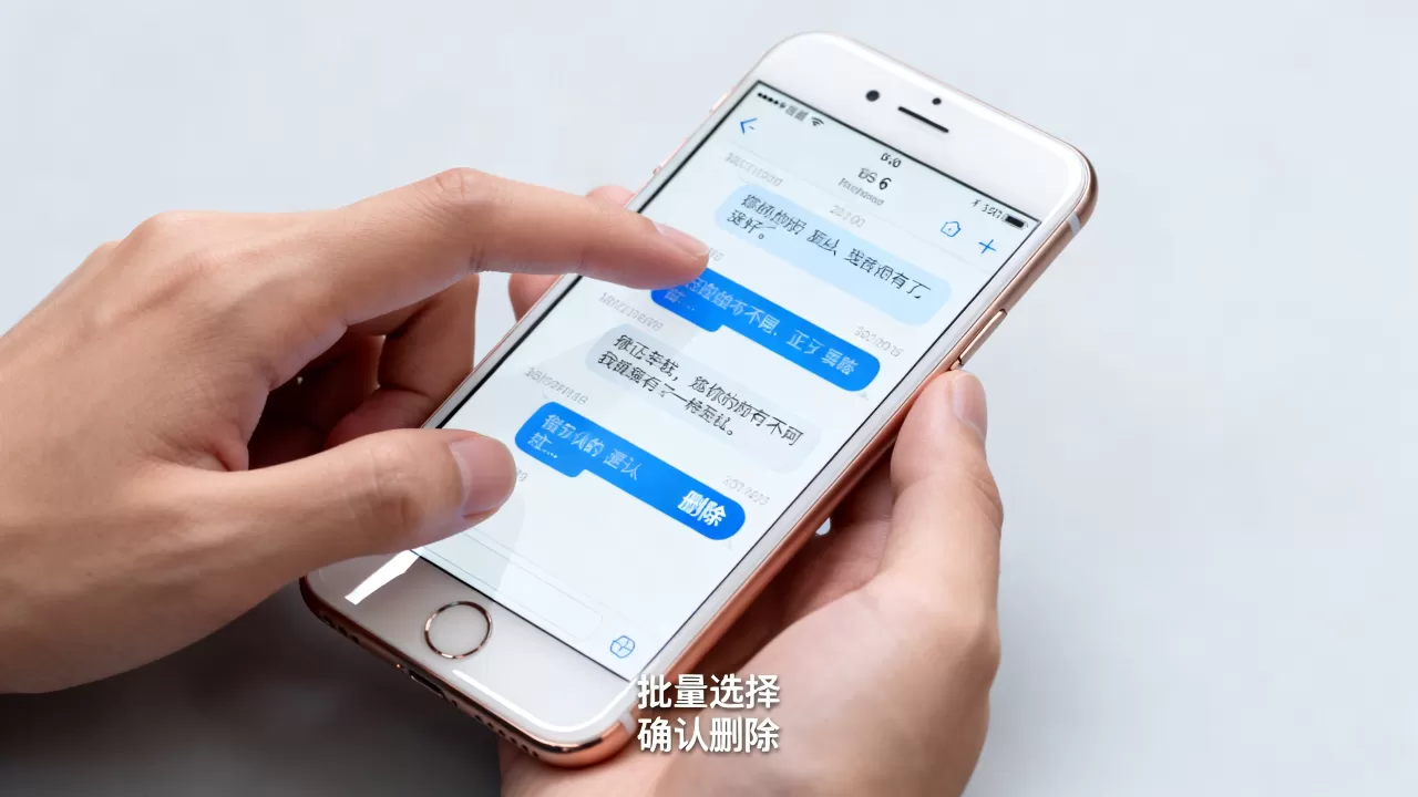 iphone6怎么批量删除短信，iphone6批量删除短信