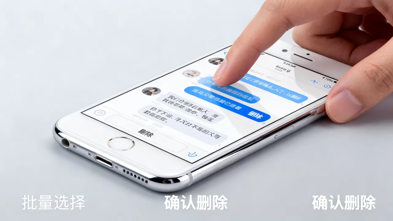 iphone6怎么批量删除短信，iphone6批量删除短信