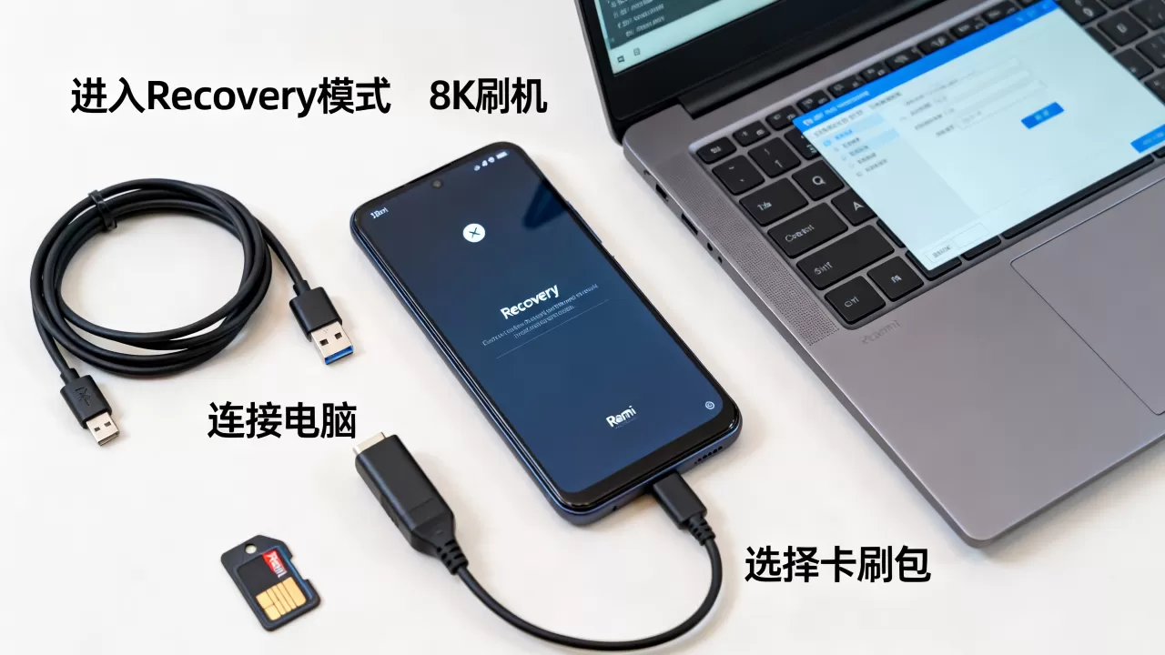 红米刷机救砖教程视频，红米手机刷机失败变砖怎么救
