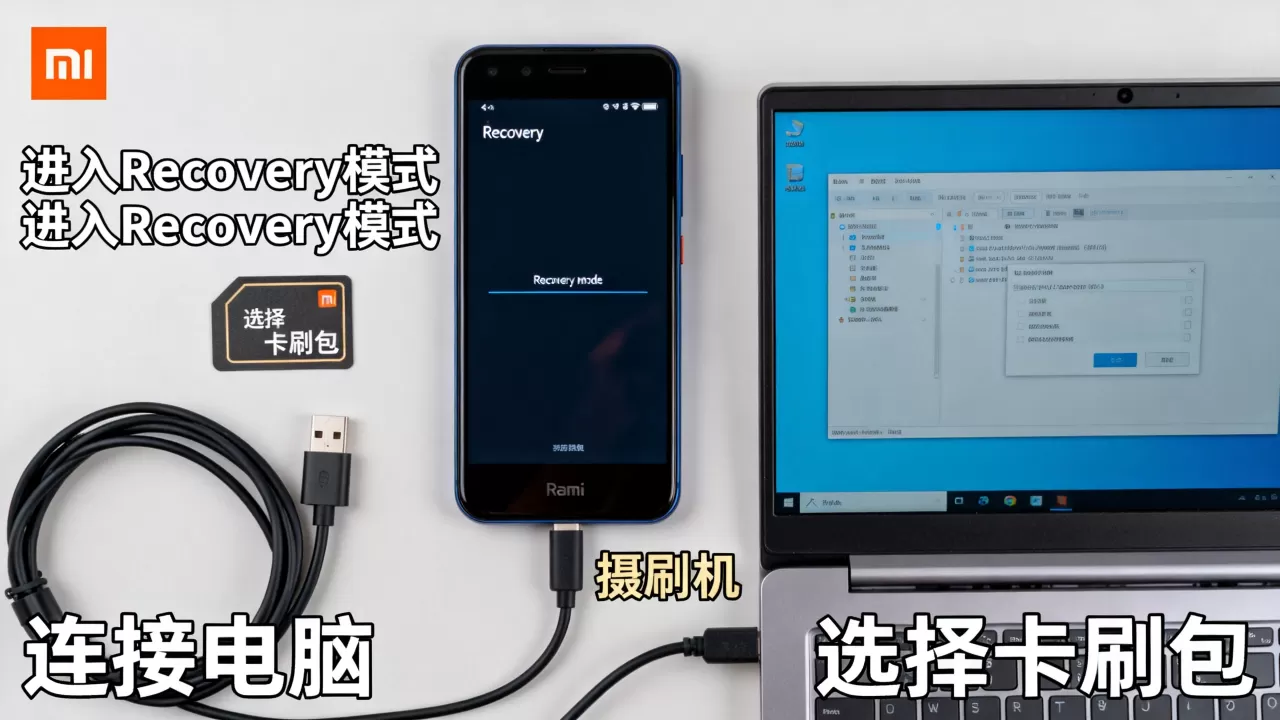 红米刷机救砖教程视频，红米手机刷机失败变砖怎么救