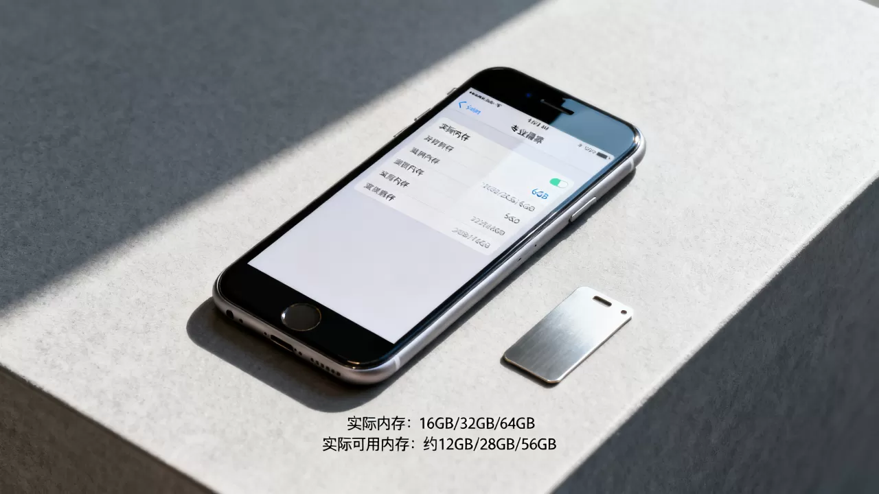 iphone6s实际内存多少，iphone6s实际可用内存