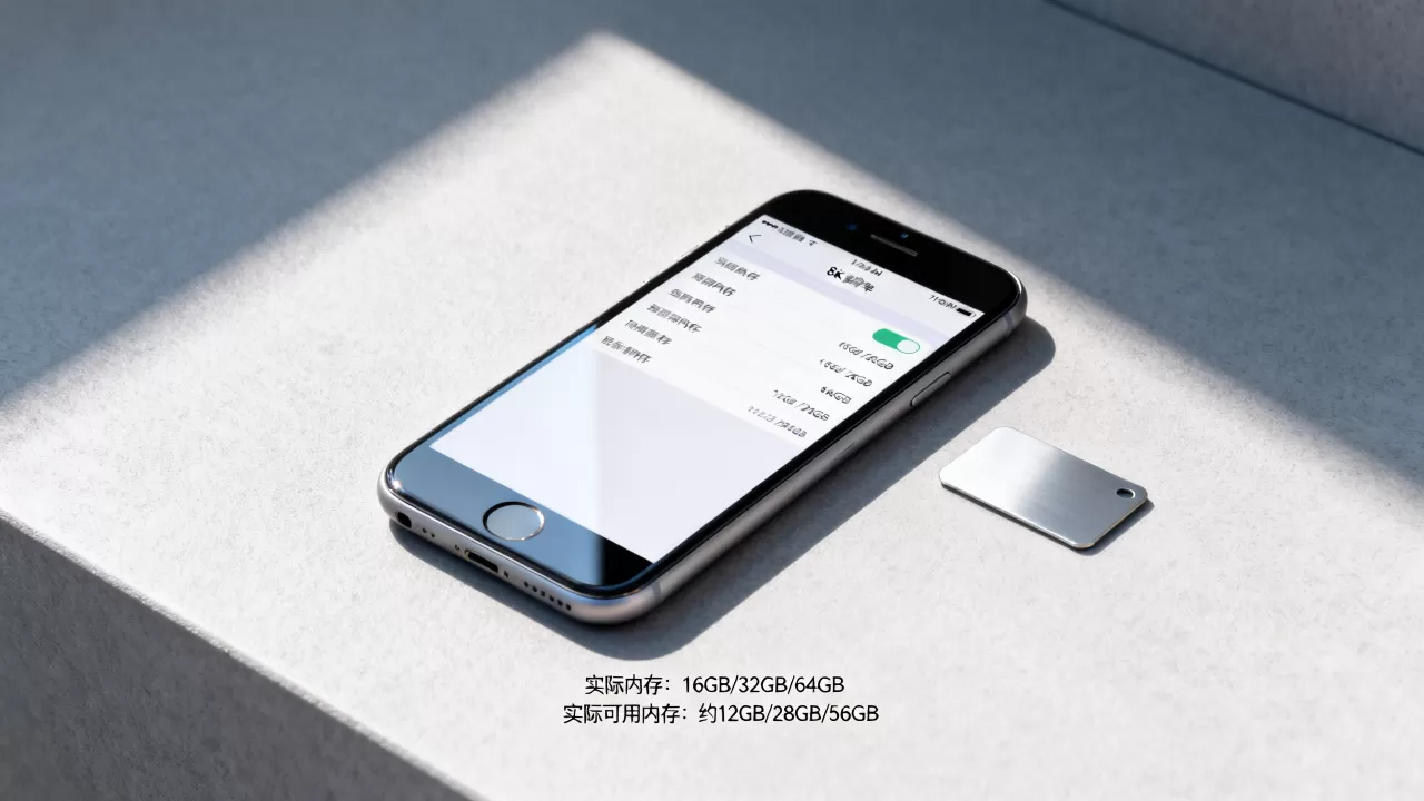 iphone6s实际内存多少，iphone6s实际可用内存