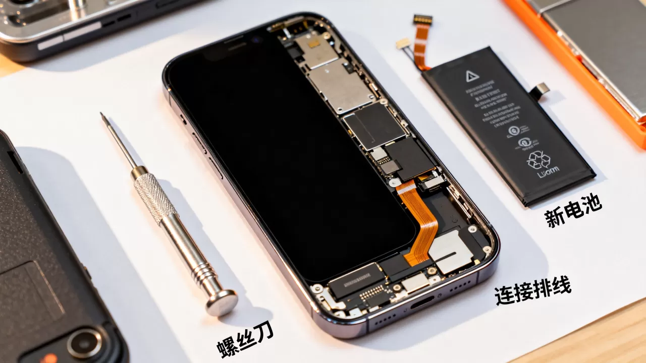iphone换电池后黑屏了怎么办？苹果手机换电池黑屏故障排查