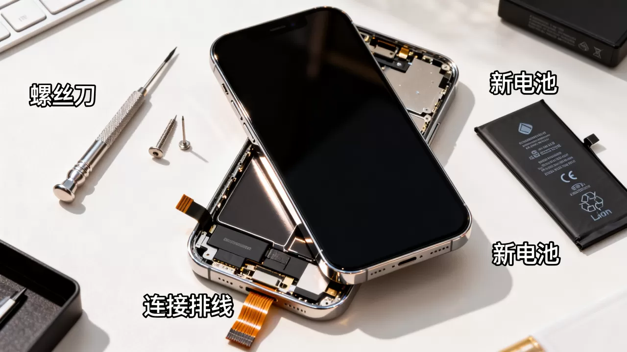 iphone换电池后黑屏了怎么办？苹果手机换电池黑屏故障排查