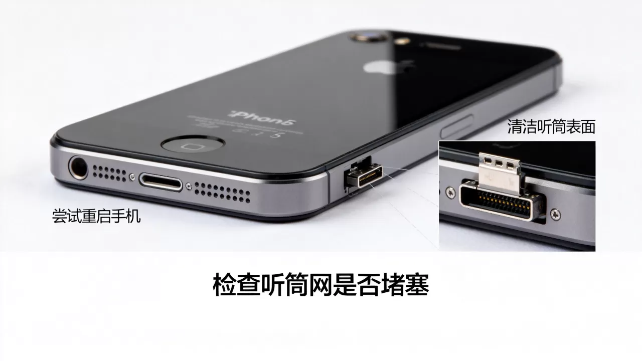 iphone5听筒声音小怎么办，iphone5听筒