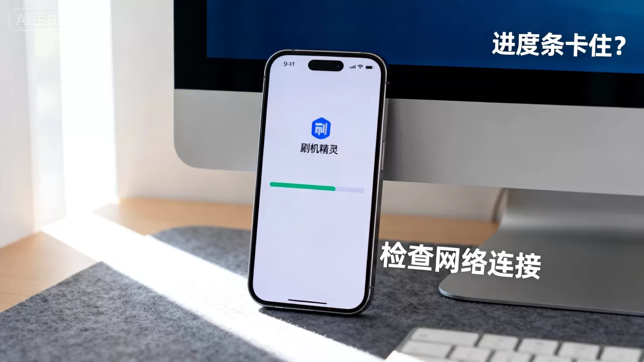 刷机精灵进度条不动怎么办，刷机精灵