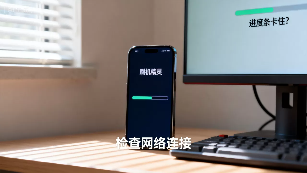 刷机精灵进度条不动怎么办，刷机精灵