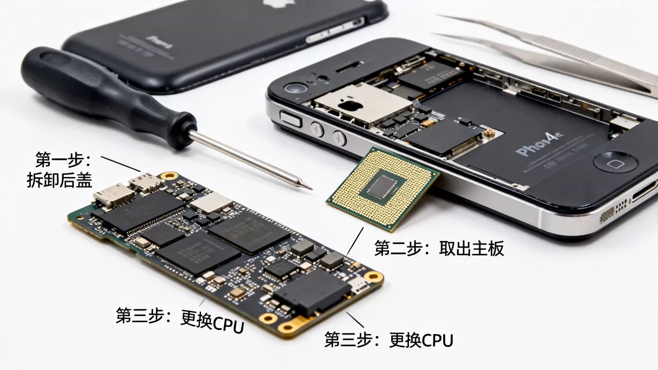 iphone4s换cpu多少钱,iphone4s换cpu教程 iphone4s换cpu多少钱,iphone4s换cpu教程