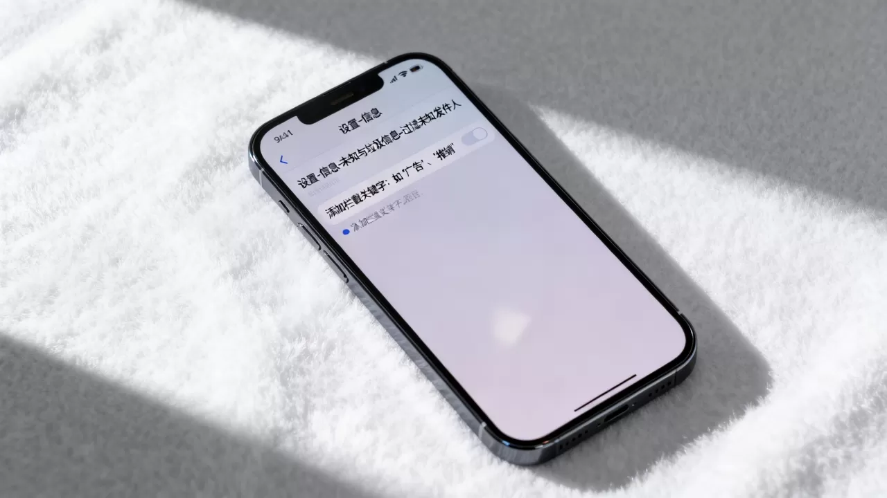 iphone短信拦截关键字怎么设置，iphone短信拦截