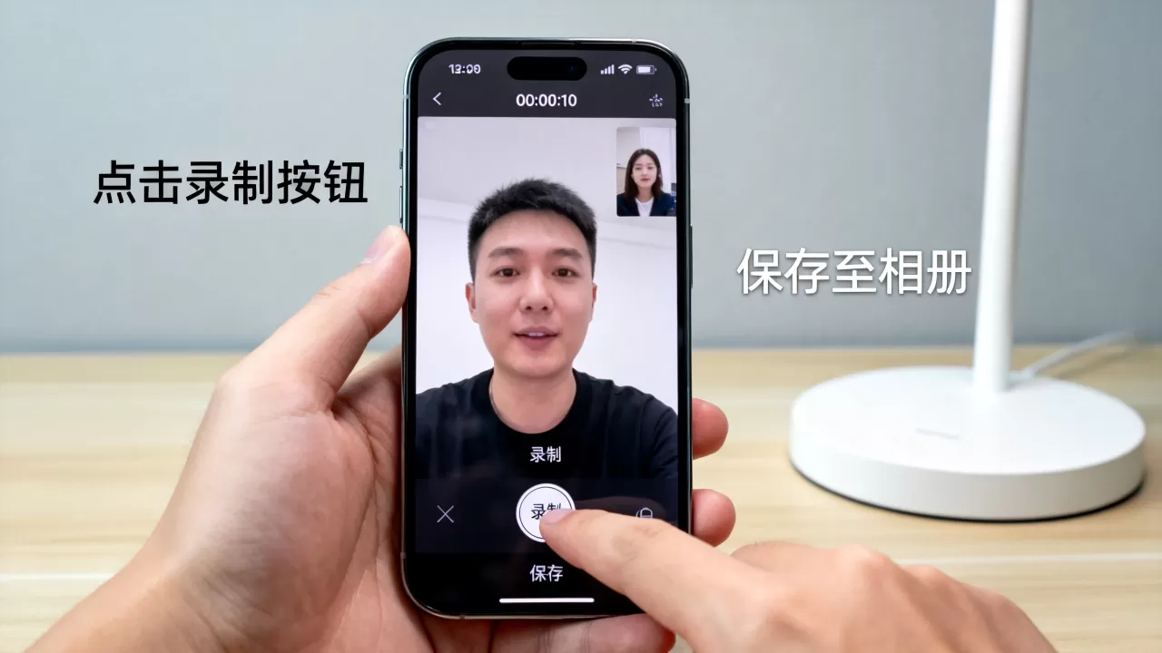 iphone微信视频怎么保存，微信视频通话录制