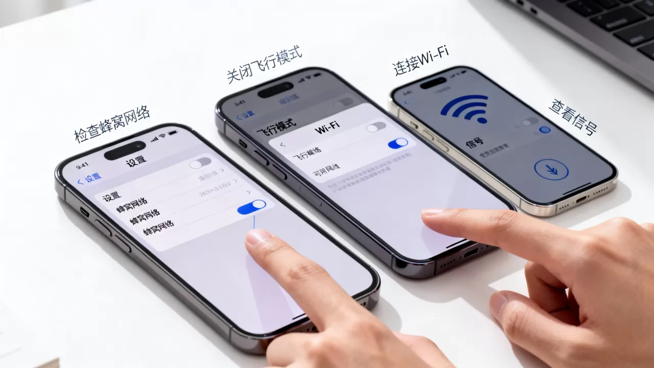 iphone连不上网怎么办？手机突然断网如何快速恢复