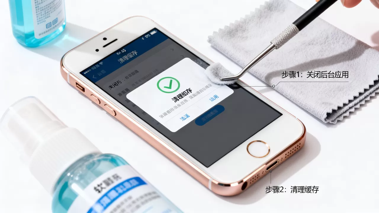 iphone5s清理系统变卡怎么办，iphone5s清理系统