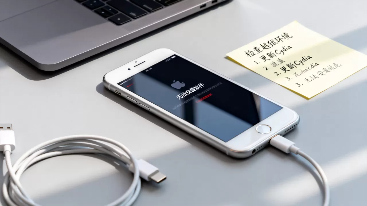 iphone越狱后无法安装软件怎么办，iphone越狱