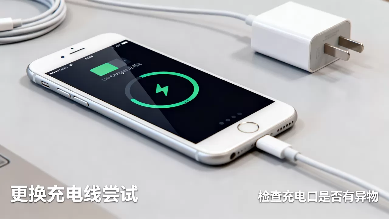 iphone6充电乱跳怎么解决，iPhone6充电异常