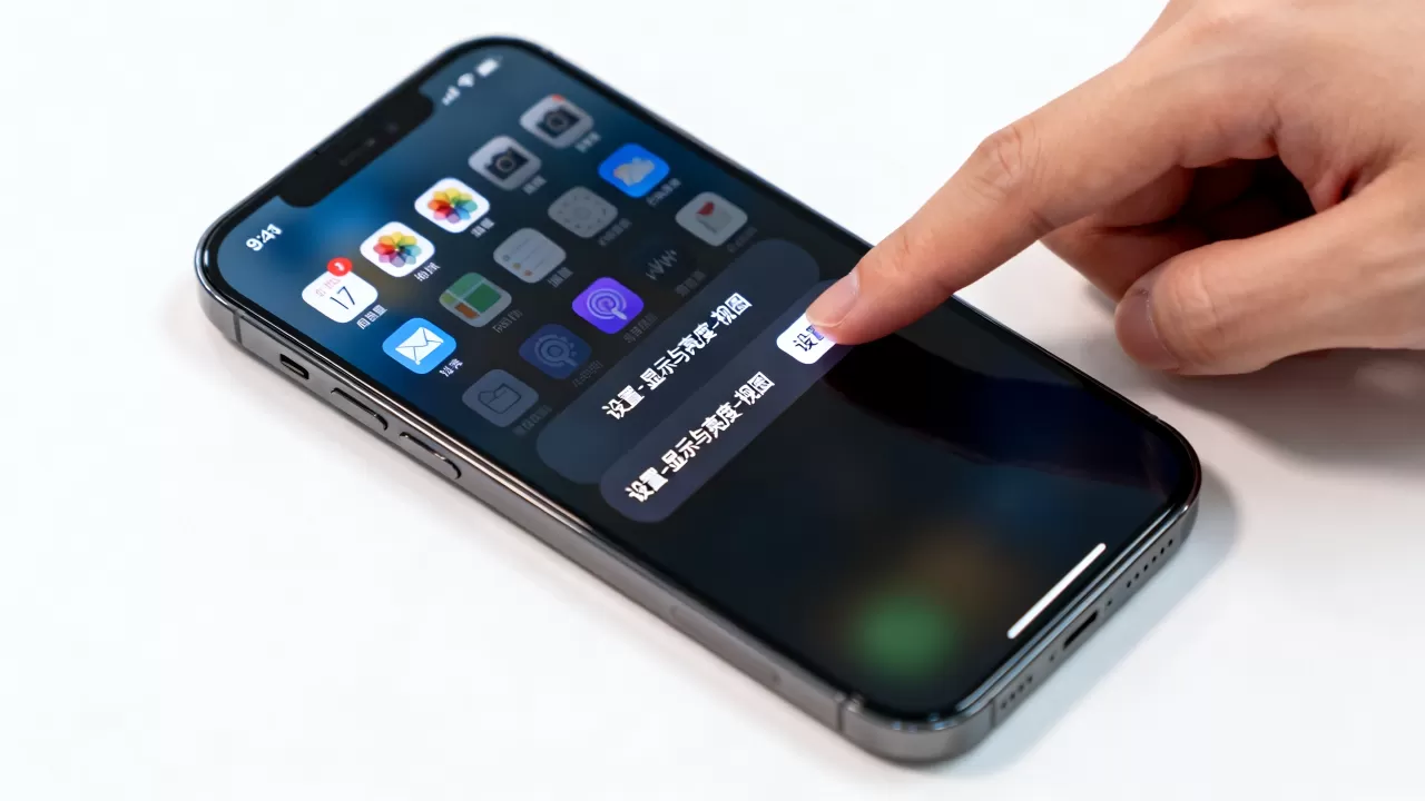 iphone桌面图标变小了怎么恢复？iphone图标大小怎么调