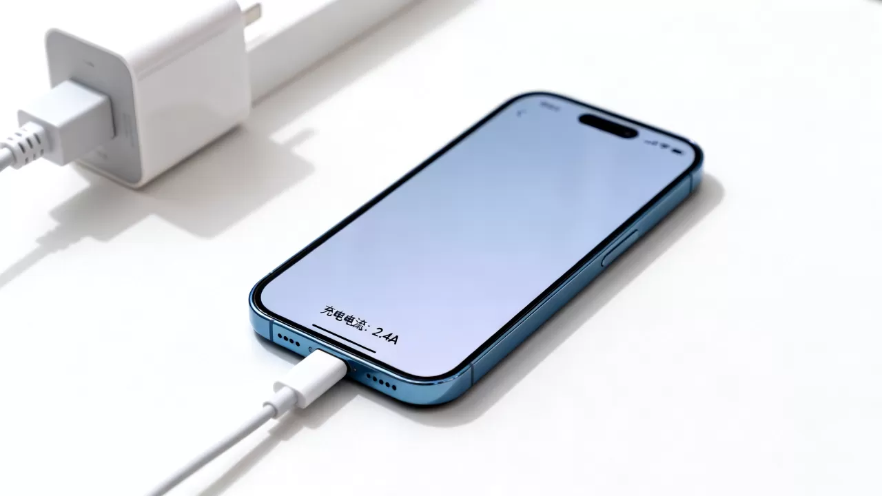 iPhone充电电流是多少，iPhone充电电流