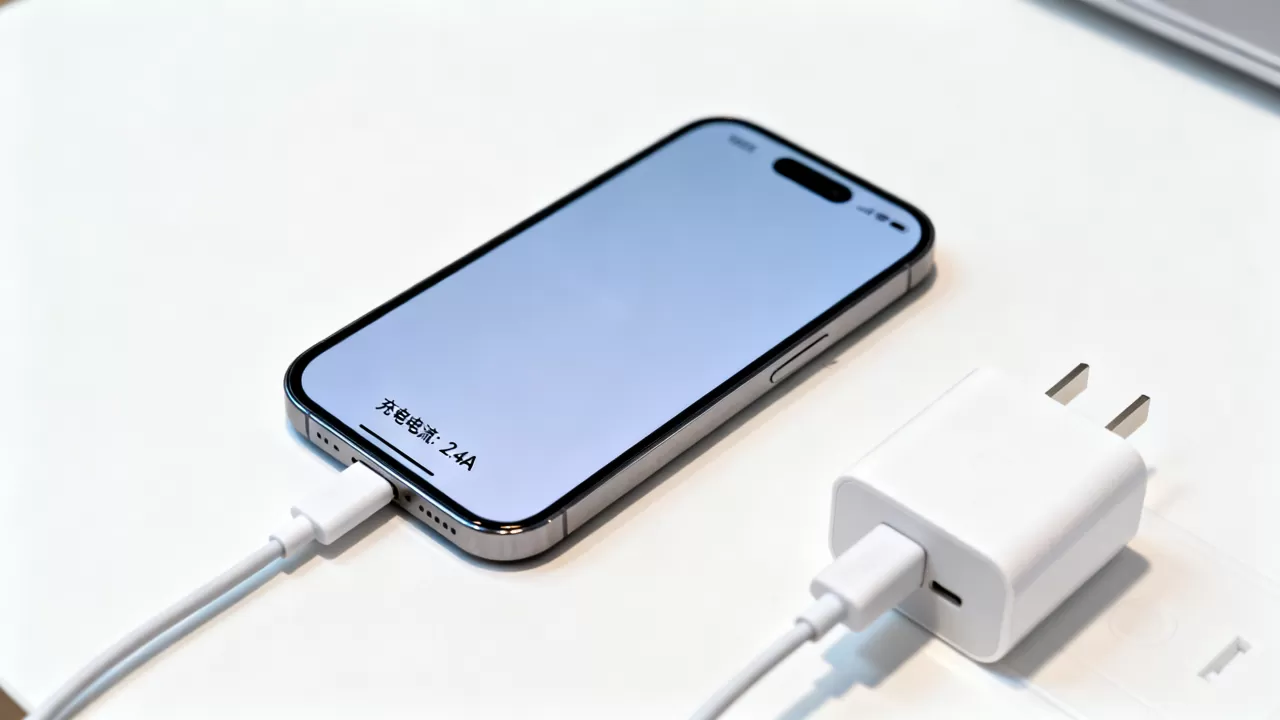 iPhone充电电流是多少，iPhone充电电流