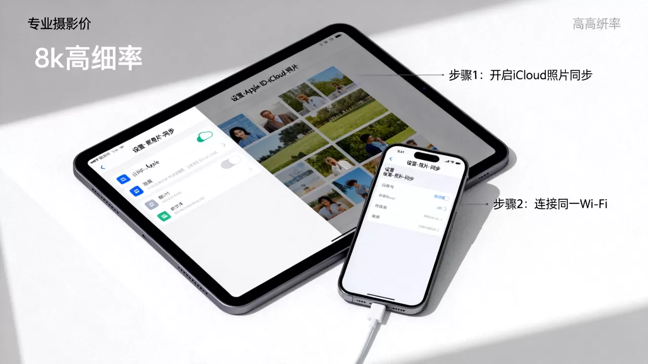 ipad和iphone怎么同步照片,苹果设备照片同步方法 ipad和iphone怎么同步照片,苹果设备照片同步方法