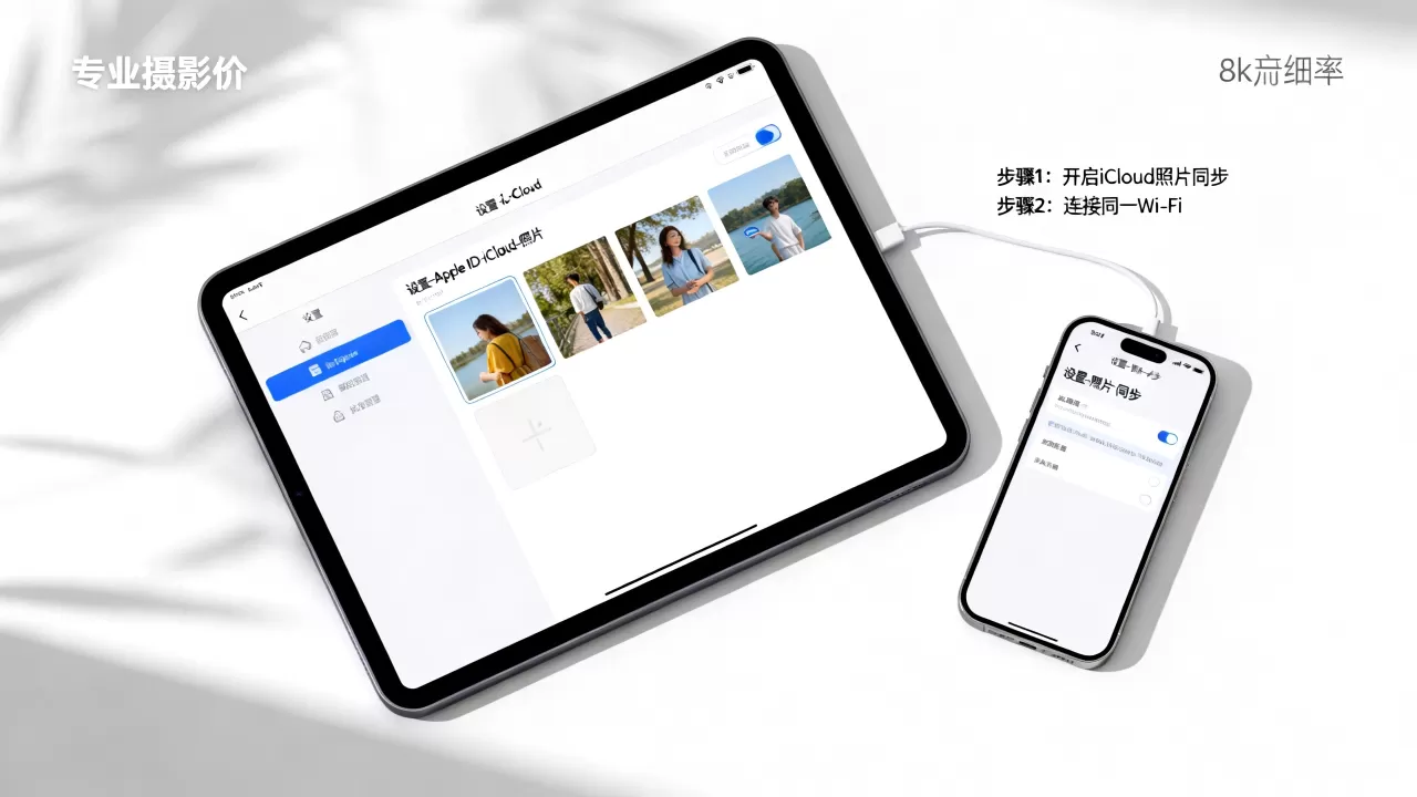 ipad和iphone怎么同步照片,苹果设备照片同步方法 ipad和iphone怎么同步照片,苹果设备照片同步方法
