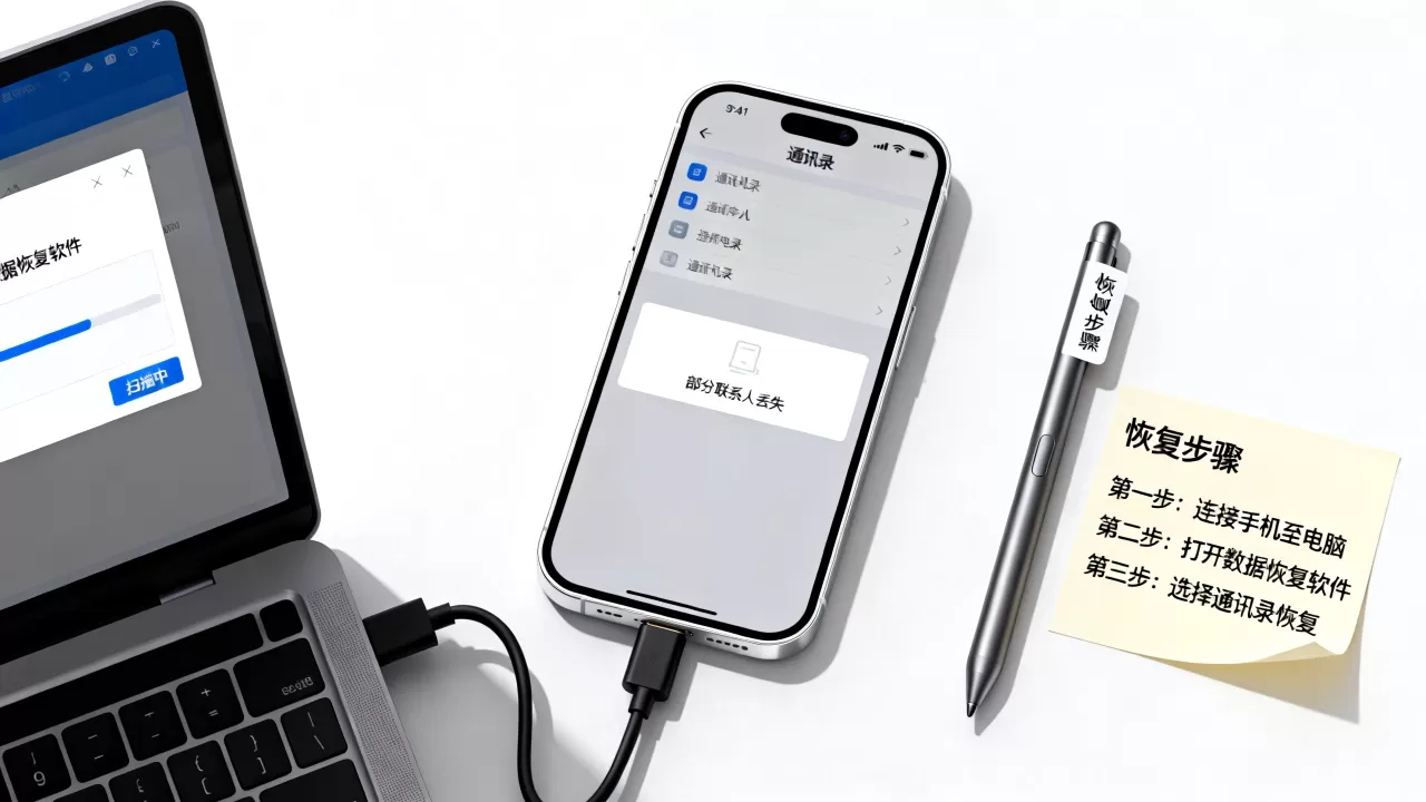 iphone通讯录部分丢失怎么办？iphone通讯录恢复