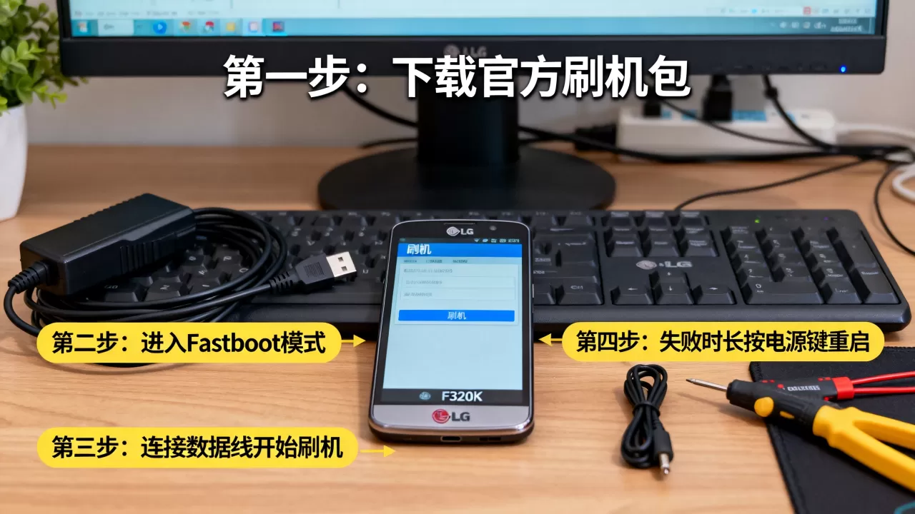 lg f320k刷机教程，lg f320k刷机失败怎么办