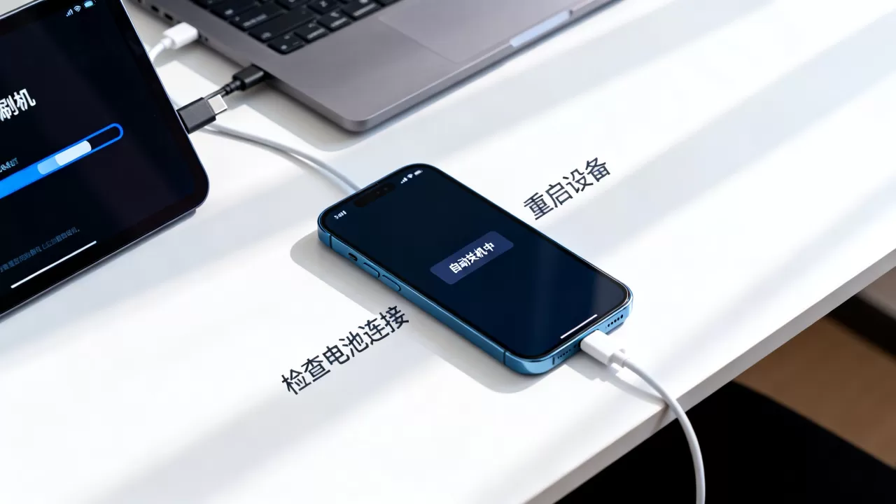 手机刷机后自动关机怎么办，刷机后自动关机