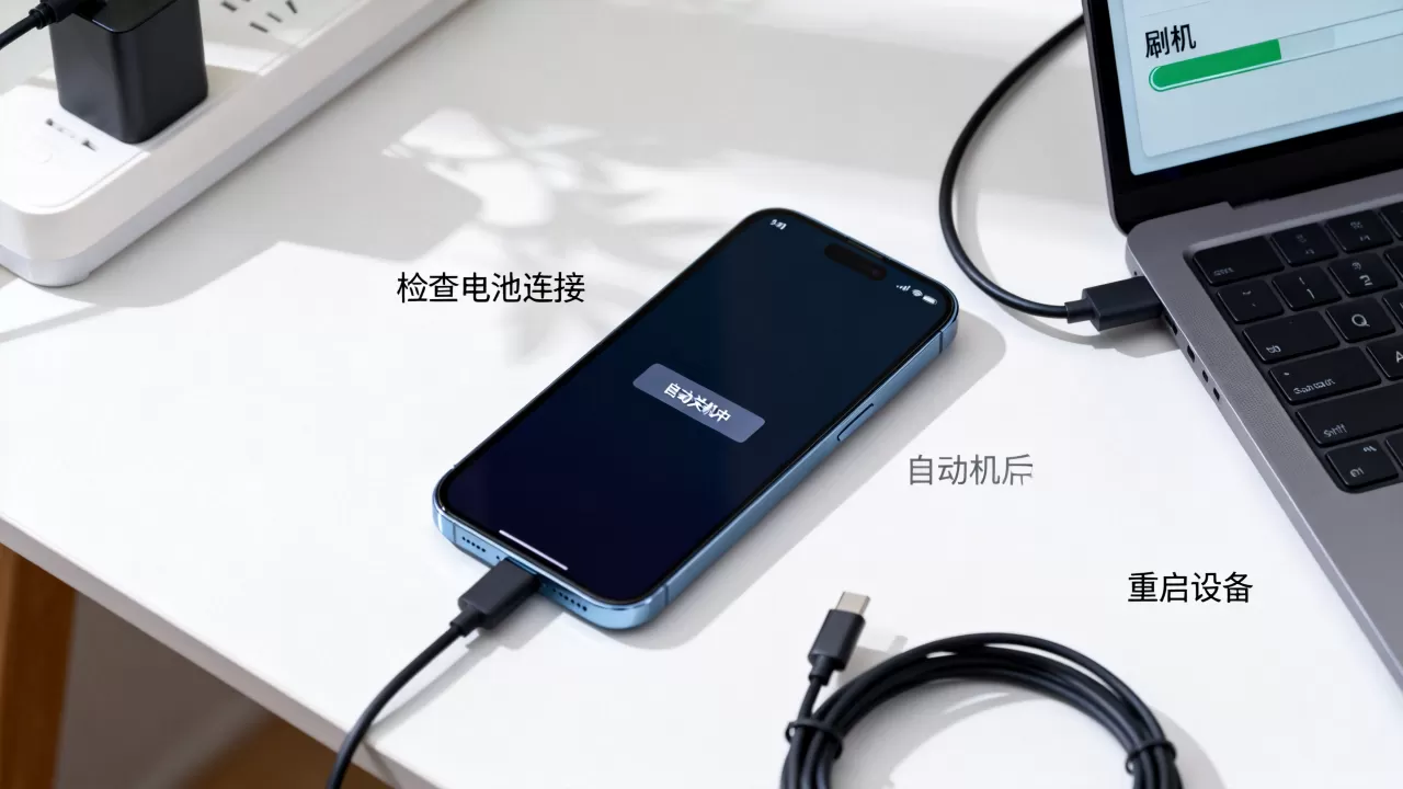 手机刷机后自动关机怎么办，刷机后自动关机