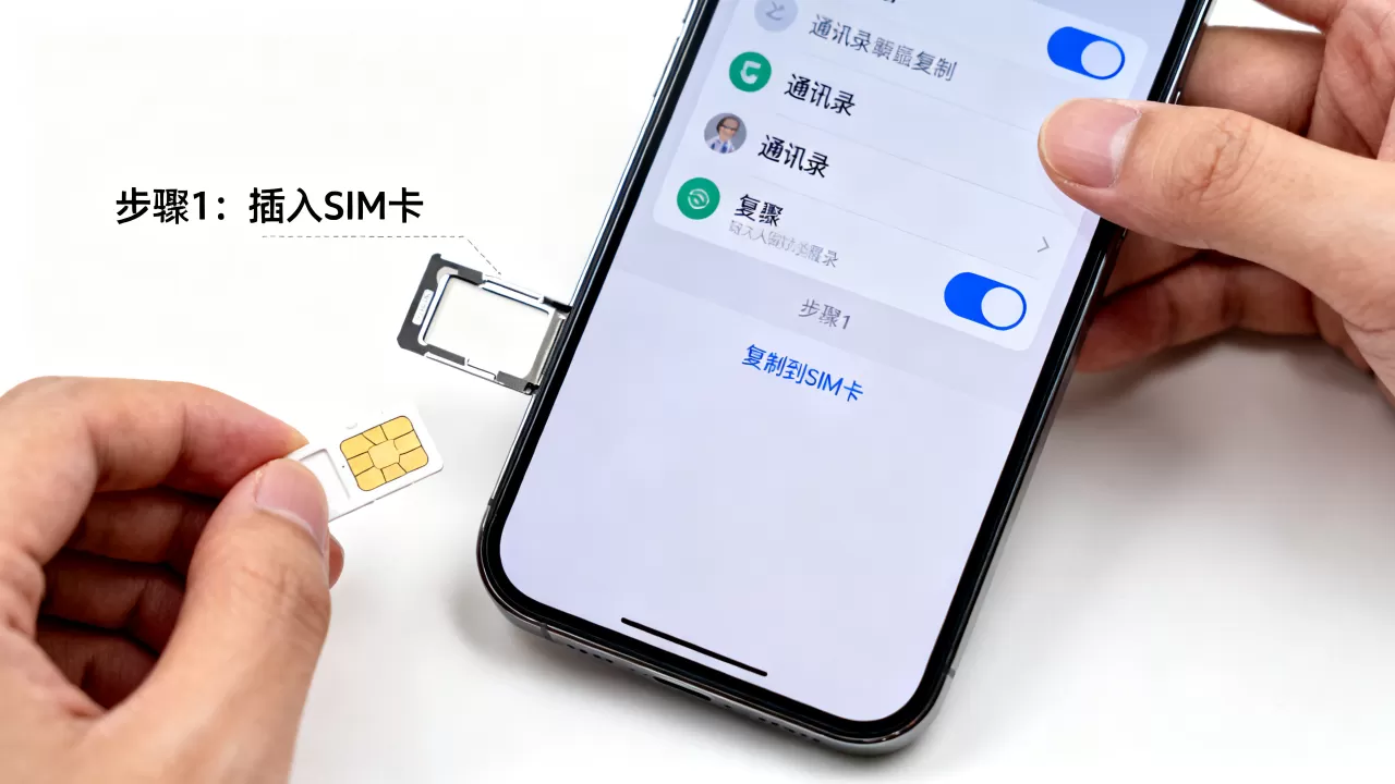 iPhone复制通讯录sim，iPhone怎么把通讯录复制到sim卡