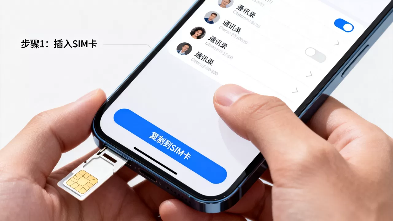 iPhone复制通讯录sim，iPhone怎么把通讯录复制到sim卡