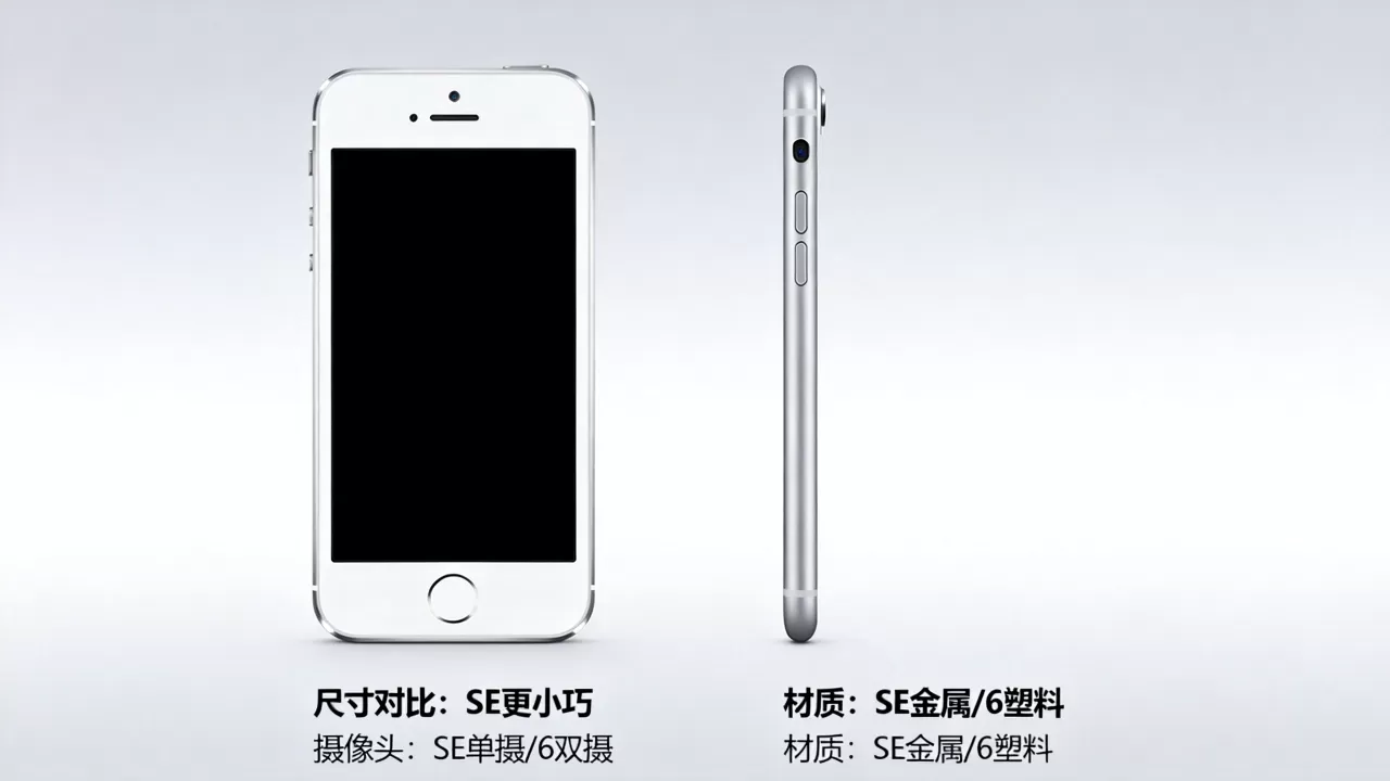 iPhone SE和6有什么区别?iPhone SE与iPhone 6对比 iPhone SE和6有什么区别?iPhone SE与iPhone 6对比
