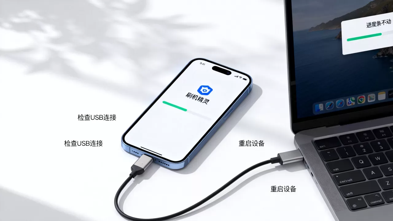 刷机精灵进度条不动怎么办?刷机精灵进度条不动 刷机精灵进度条不动怎么办?刷机精灵进度条不动