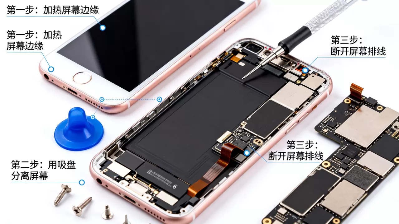 iphone6屏幕怎么拆,iphone6屏幕更换教程 iphone6屏幕怎么拆,iphone6屏幕更换教程