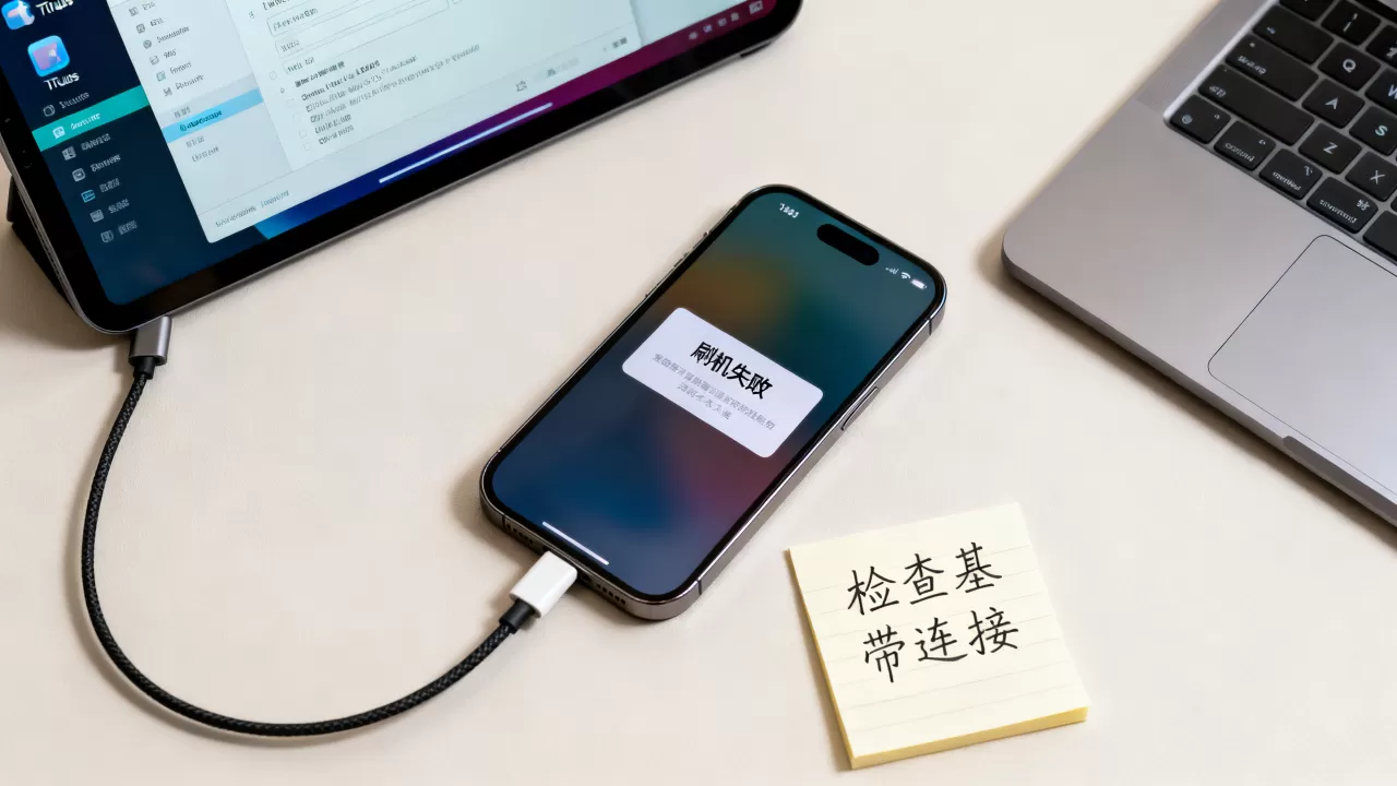 iphone刷机失败与基带丢失怎么办，iphone刷机失败