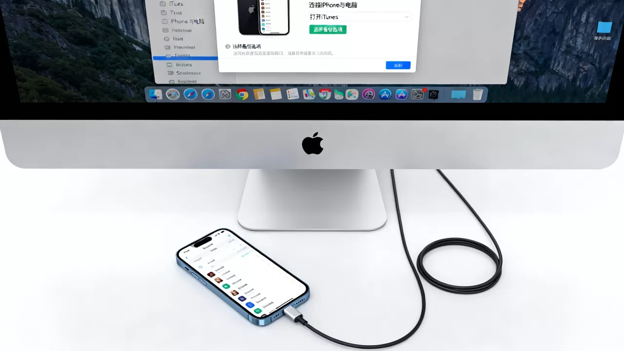 itunes备份iphone通讯录，iphone通讯录怎么备份到电脑