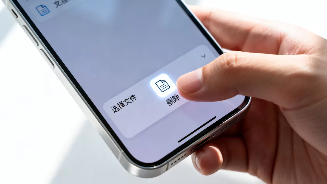 怎么删除iphone里的文件，iphone怎么删除文件