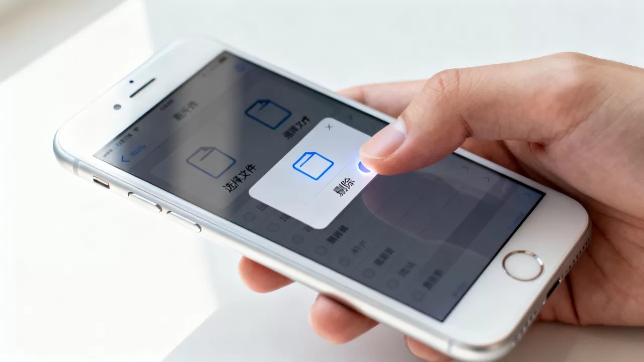 怎么删除iphone里的文件，iphone怎么删除文件