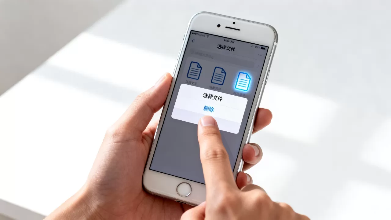 怎么删除iphone里的文件，iphone怎么删除文件