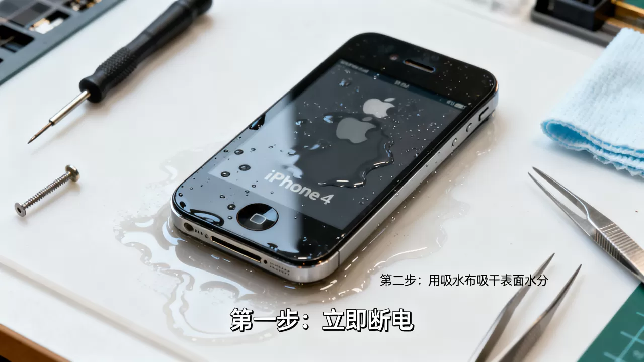 iphone4进水不开机怎么办?iphone4进水维修 iphone4进水不开机怎么办?iphone4进水维修