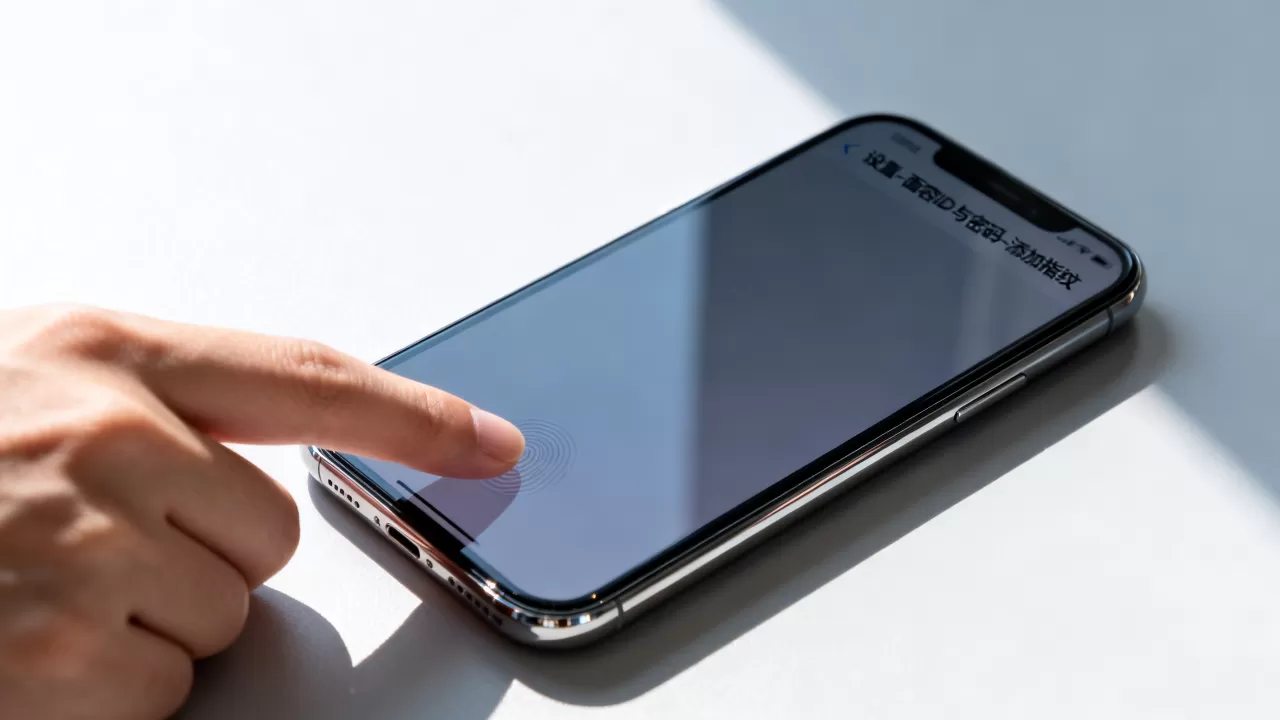 iphone熄屏指纹解锁怎么设置，iphone熄屏指纹解锁