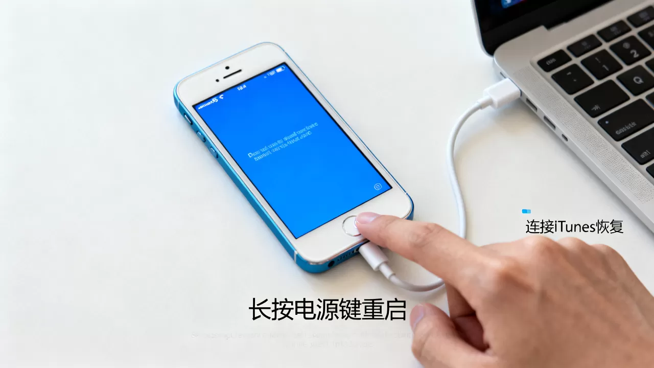 iphone5c蓝屏怎么办，iphone5c蓝屏
