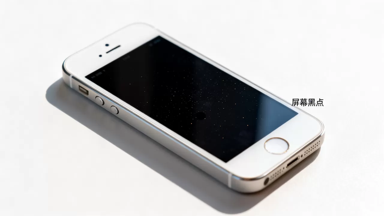 iphone5屏幕黑点怎么回事，iphone5屏幕黑点