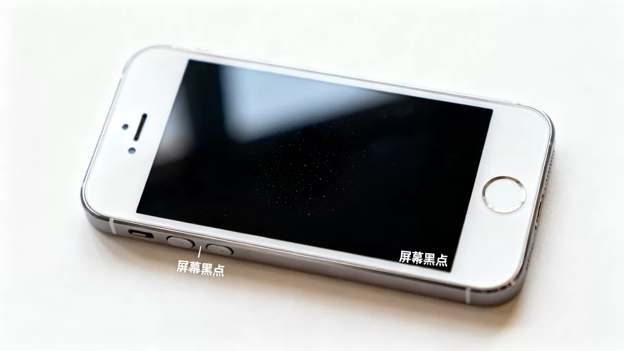 iphone5屏幕黑点怎么回事，iphone5屏幕黑点