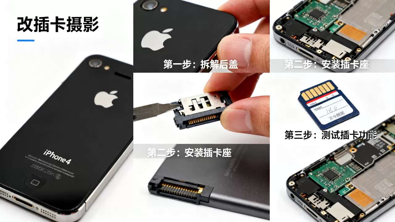 iPhone4改插卡教程，iPhone4改插卡怎么改