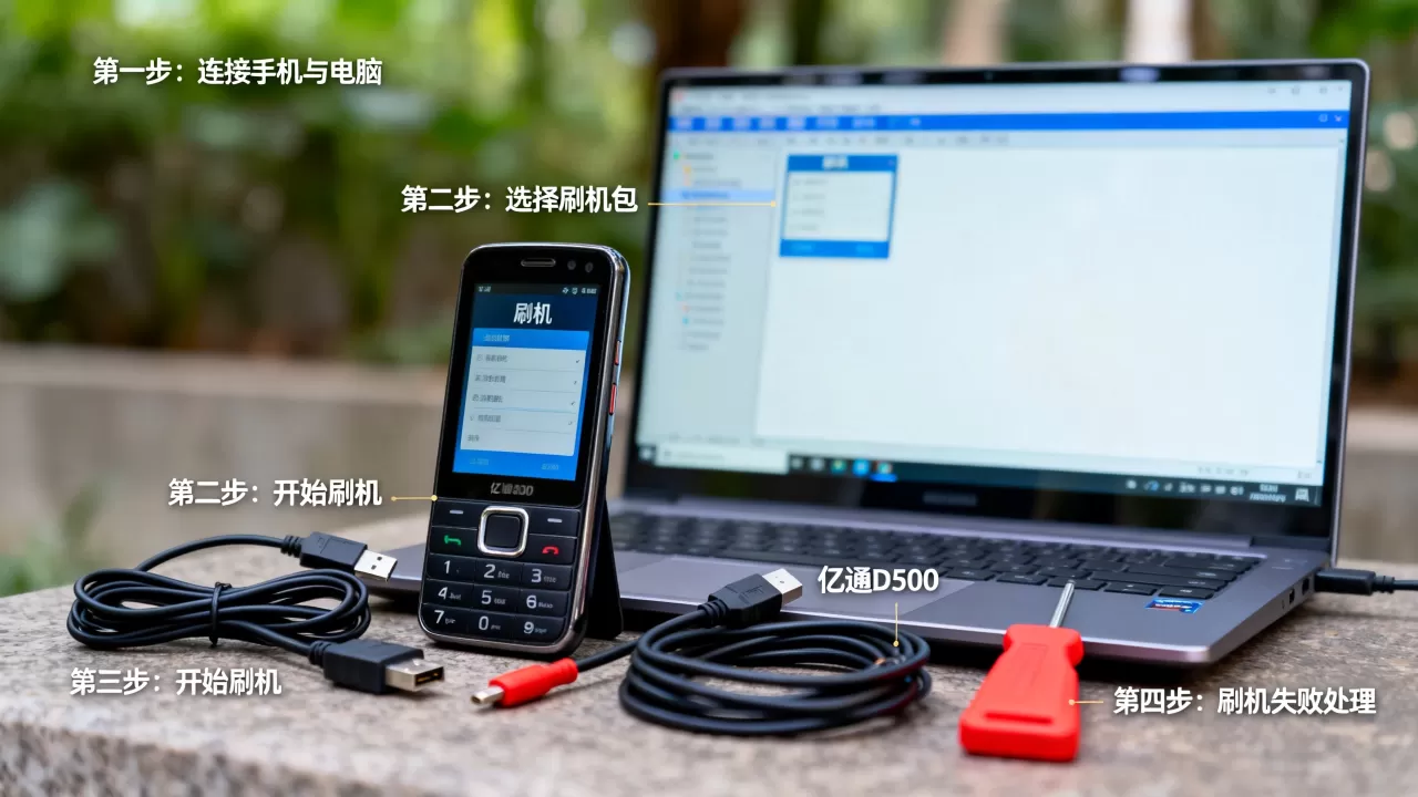 亿通d500刷机教程，亿通d500刷机失败怎么办
