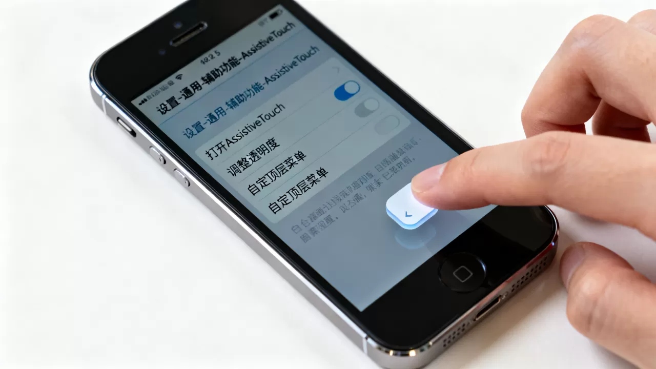 iphone5虚拟键怎么设置，iphone5虚拟键