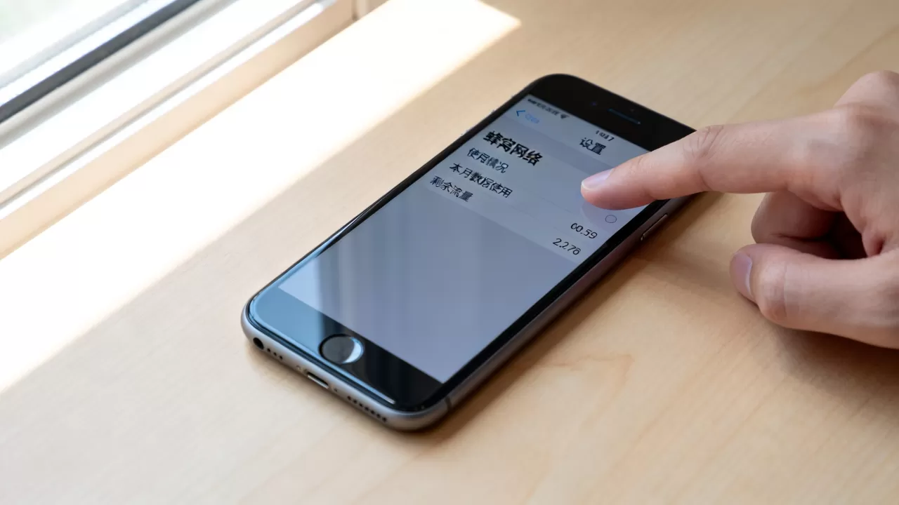 iphone7查流量，iphone7怎么查剩余流量